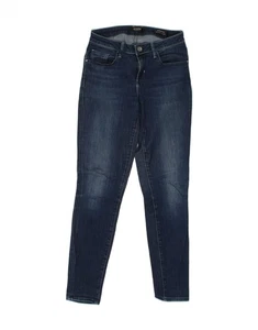 GUESS Womens Annette Skinny Jeans W26 L30 Navy Blue Polyester BK14 - Picture 1 of 3
