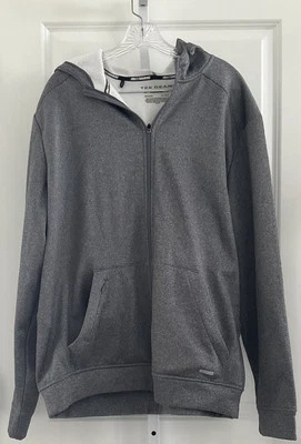 Sudadera con capucha gris cremallera completa Tek Gear para hombre talla XL Foto 1 de 4