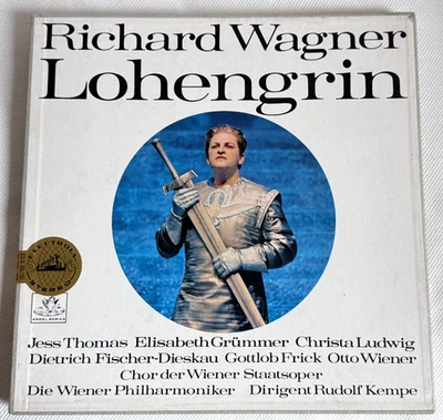 RUDOLF KEMPE Lohengrin WAGNER 1964 ED1 HMV ANGEL (SAN 121-5 GER) 5LP Box NM MINT - Image 1 of 4