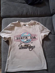 Girls Tan Surfin USA Tshirt - Picture 1 of 1