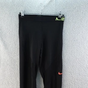 Nike Pro Hyperwarm Entrenamiento Mujer Pequeñas Negras Leggings Atléticos - Imagen 1 de 7