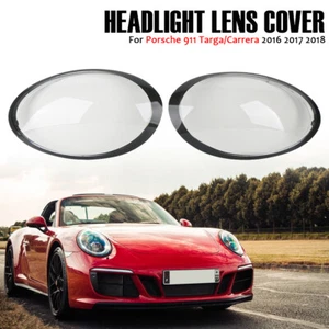Cubierta transparente para lentes de faros para Porsche 911 Targa/Carrera 2016-2018 - Imagen 1 de 8
