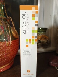 NIB sealed Andalou Naturals Meyer Lemon + C Creamy Cleanser,  6fl.oz/178ml *NEW* - Picture 1 of 5
