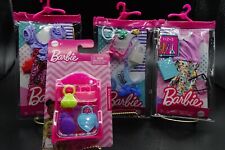 Mattel Barbie Fashion Packs / 4 Fashion Packs: Outfits, Purses & Accessories New
