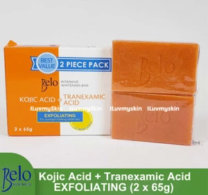 Belo Intensive Kojic & Tranexamic Acid Exfoliating Soap (2 bars x 65g) - Picture 1 of 3