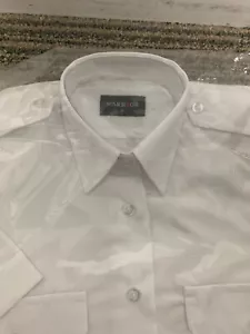 Female White Security Style Shirt Size 8 - Picture 1 of 8