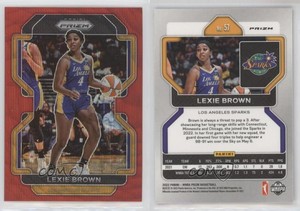 2022 Panini Prizm WNBA Ruby Wave Prizm Lexie Brown #57