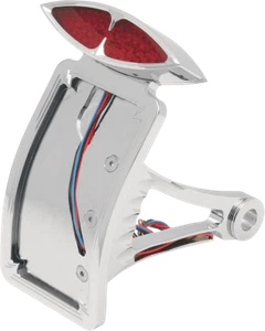 Drag Side-Mount Deco Taillight License Plate Harley Softail FL FX 1986-1999 - Picture 1 of 1