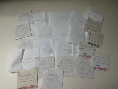 Lote de 22 conjuntos vintage View Master Green Hornet Brady Bunch sin folletos, sin rojos Foto 1 de 4