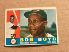 1960 Topps #207 Bob Boyd Baltimore Orioles VINTAGE BASEBALL CARDS - Good 