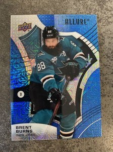 Brent Burns 8/35 SSP blue line color match sharks hurricanes 21-22 allure #18 