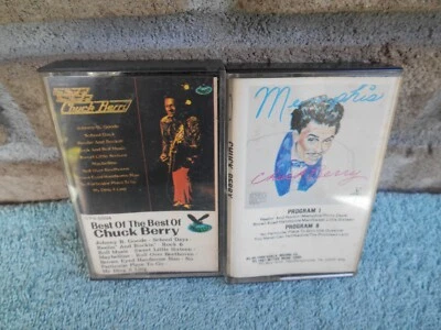 COLLECTION OF 2 CHUCK BERRY CASSETTES MEMPHIS, THE BEST OF THE BEST OF - Image 1 of 4