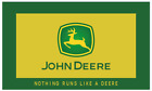 PRE-ORDER John Deere 3x5 Ft Flag Nothing Runs Like a Deere Yellow Green Banner