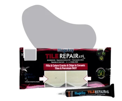 MagicEzy Tile RepairEzy: (Light Grey) - Repair Chips & Holes in Ceramic Tiles - Image 1 of 4