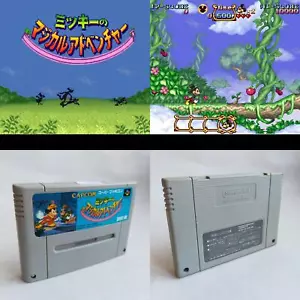 Mickey's Magical Adventure Capcom pre-owned Super Famicom SFC SNES - Picture 1 of 11