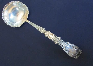 Lg PUNCH LADLE! Vintage Frank WHITING STERLING 925 silver: JOSEPHINE pat: LOVELY - Picture 1 of 6