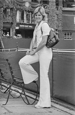 Australian tennis player Dianne Fromholtz at the Wimbledon OLD PHOTO