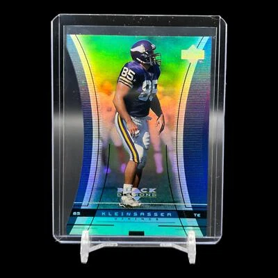 1999 Upper Deck Black Diamond Diamond Cut #145 Jim Kleinsasser Minnesota Vikings - Image 1 of 2