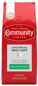 Community Coffee Café Special HALF-CAFF Ground Coffee, Medium Dark Roast, 32 Oz - Picture 1 of 7