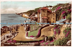 R304082 Ventnor I W mirando oeste y cascada 4606 RP noche 1952 - Imagen 1 de 4