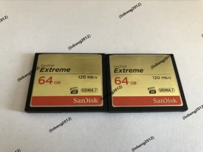 2PCS SANDISK EXTREME 64GB 120MB/S - Image 1 of 2