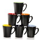  6 Pack Ceramic Coffee Mug Set, 12 oz Restaurant Coffee Cups with Large Handle 