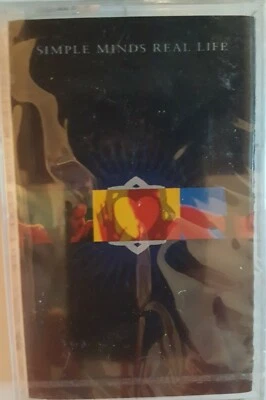 SIMPLE MINDS  - "Real Life"  - Orig. Chrome CASSETTE  New/Factory Sealed! 1991 - Image 1 of 3