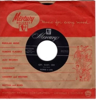 George Jones – Money To Burn / Big Harlan Taylor 7" 45 Foto 1 de 4