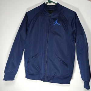 Nike Air Jordan Boy's Navy Blue Insulated Bomber Jacket Size XL TG EG 13-15years - Picture 1 of 12