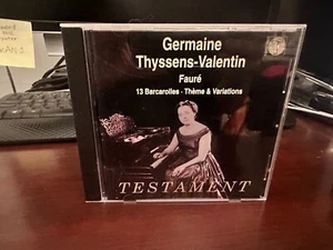 13 Barcarolles, Theme and Variations (Thyssens-valentin) (CD) Album - Picture 1 of 2