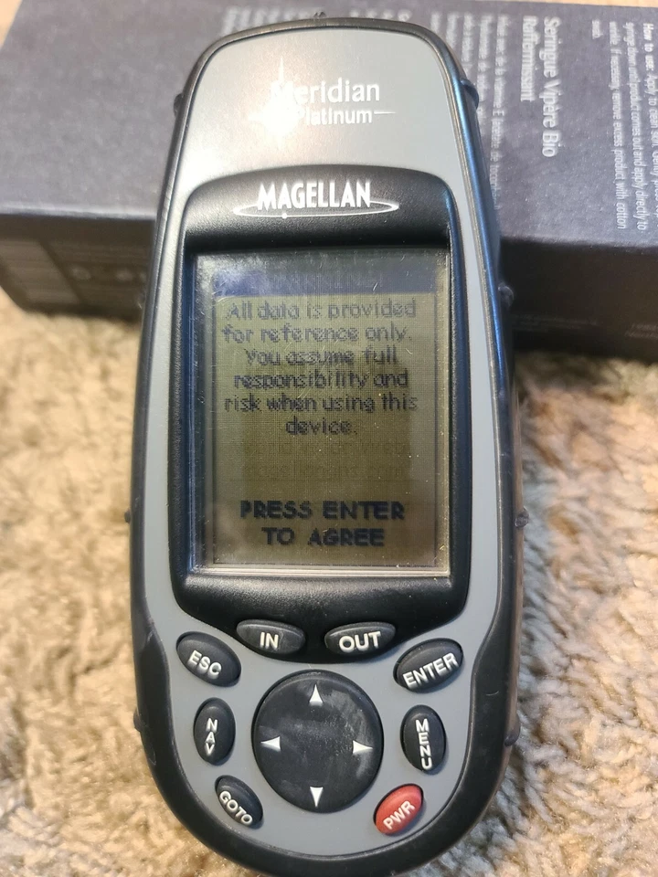 Magellan Meridian Color Handheld GPS Tracker Portable Outdoor GPS DEVICE ONLY - Image 1 of 4