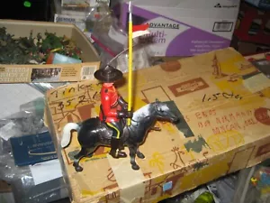Vintage Canadian Mountie on horse by Marx - Picture 1 of 2
