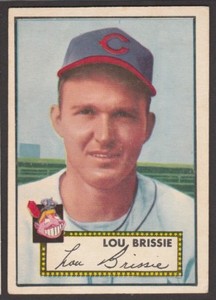 1952   TOPPS  BASEBALL  # 270  LOU BRISSIE   INV  10614