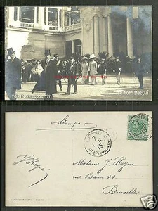 Vittorio Emanuele III King of Italy rppc Torino Exposition Piemonte stamp 1911 - Picture 1 of 3
