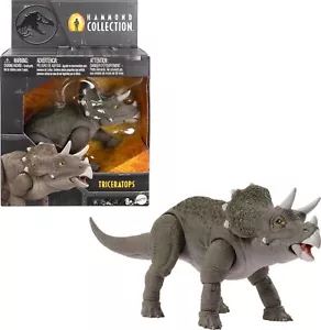 Figura de dinosaurio Triceratops Mattel Jurassic World Colección Hammond - Imagen 1 de 6