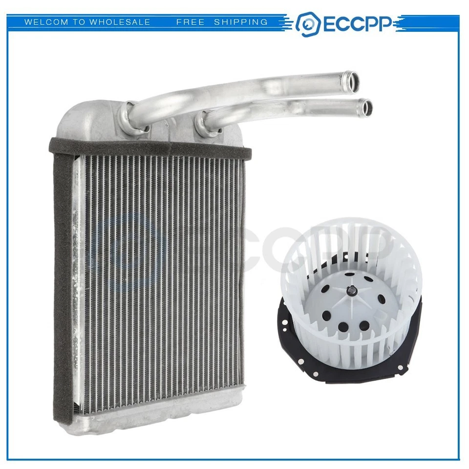 Blower Motor & Heater Core Kit For Isuzu Hombre GMC Sonoma Front Replacement A/C - Imagem 1 de 4