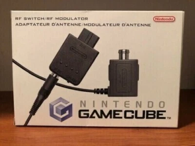 NINTENDO GameCube RF Switch/RF Modulator Official New Boxed - Image 1 of 2