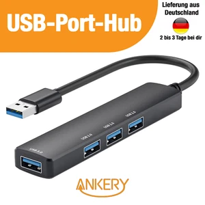 USB 3.0 Hub Verteiler Adapter für Notebook Smartphone Laptop Daten Laden PC 4in1 - Bild 1 von 8