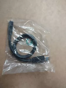 HIGH SPEED USB 3.0 18" MALE TYPE A TO MICRO-B MALE SS CABLE CORD WD SEAGATE HDD - Picture 1 of 7