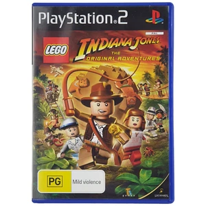 PS2 Lego INDIANA JONES Original Adventures Playstation Manual PG 2008 PAL 1-2 Pl - Picture 1 of 8