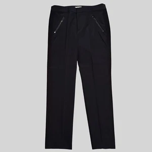 Rebecca Taylor Pants Women's 6 Ava Black High Rise Skinny Leg Zip Pockets - Picture 1 of 13