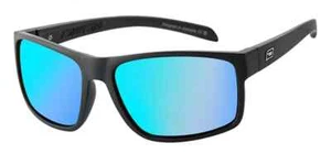 DIRTY DOG BLAST 53706 OCCHIALI DA SOLE POLARIZZATI ADULTO SAT NERO/BLU SPECCHIO - Foto 1 di 4