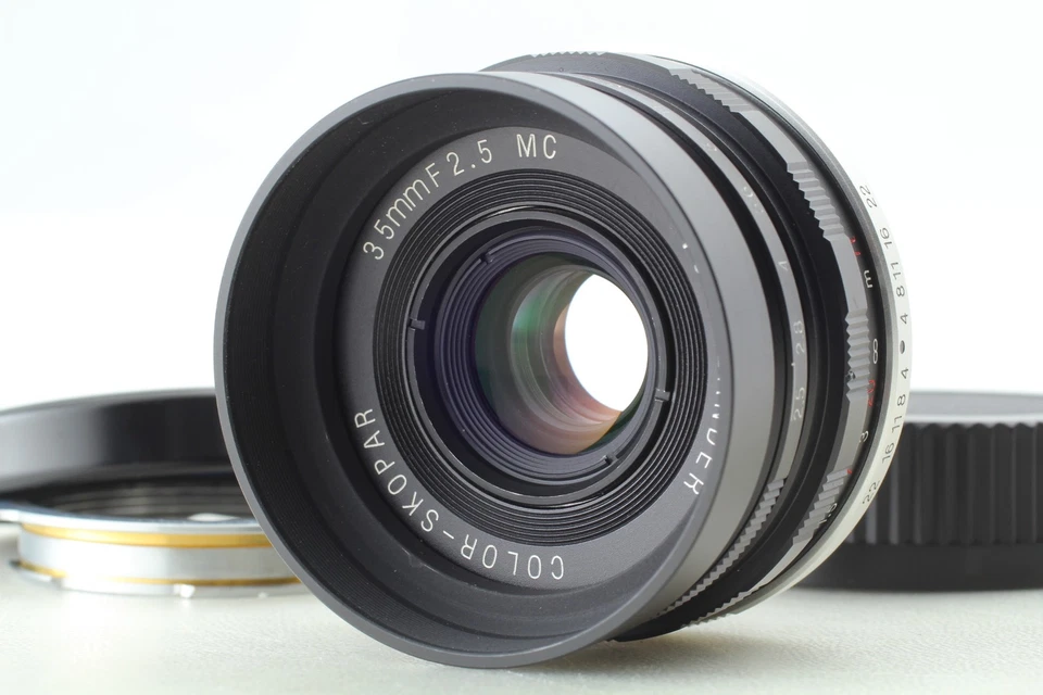 HOOD [Top ESTADO PERFEITO] Voigtlander COLOR-SKOPAR 35mm f2.5 MC P Tipo Lente Montagem M JAPÃO - Imagem 1 de 4