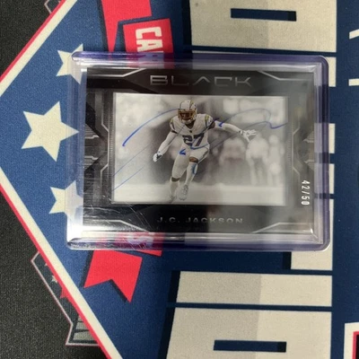 2023 Panini Black Iconic Impact ink Emerald #IIIJCJ  J.C. Jackson  #/50 - Image 1 of 2