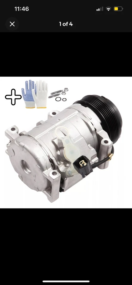 Компрессор кондиционера кондиционера для Chevrolet Traverse 3,6 л 2009 2010 2011-2012 - Изображение 1 из 1