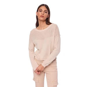 MAGLIA MAGLIE DONNA GAUDI 511BD53021 BEIGE ORIGINALE PE 2025 - Picture 1 of 3