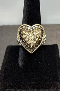 Heidi Daus Heart Ring Size 10 - Picture 1 of 5