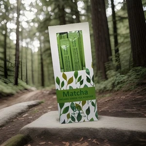 Harmony Pure MATCHA Organic Green Tea Powder 80 tea tubes per box - Picture 1 of 2