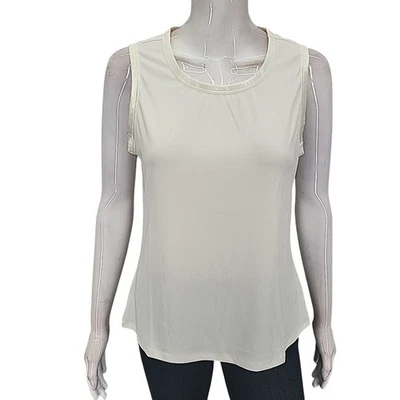 Женская повседневная летняя майка Kate and Mallory средний размер белая рубашка - Изображение 1 из 4