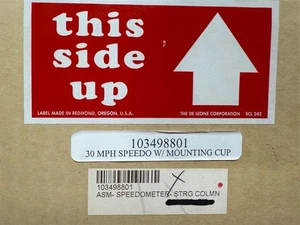 New Genuine OEM Club Car Golf Cart Speedometer w/Mounting Cup 103498801 - Picture 1 of 7